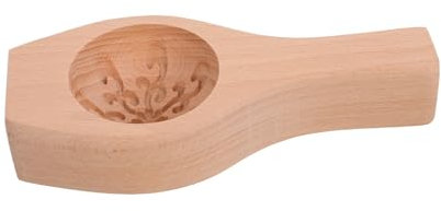 Ciieeo Wooden Pastry Mold Press for Baking Cookies Pumpkin and Walnut Desserts DIY Handcraft Shape Cutter for Home Baking