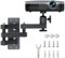 Nakelulu Support Mural Pliable pour Projecteur, Support de Videoprojecteur avec Vis 1/4, Support Mural Retroprojecteur Réglable Rotation à 360° pour Le Home Cinéma, Le Bureau et la Salle de Jeu