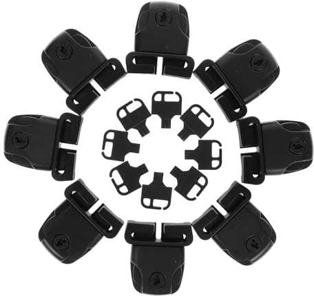 LIFKOME 8pcs Spa Hot Tub Cover Clips - Replacement Latches Clip Locks Hardware Accessories For Spa Bathtub Accessories