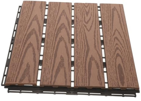 Uonlytech Dalles De Terrasse Plastique Revêtements De Sol Pour Balcon Et Extérieur Dalles Emboîtables Pour Jardin Et Allée