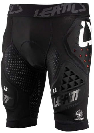 Leatt Die Shorts Impact 3df 4.0 bietet Ihnen einen hochwertigen Schutz mit Einer doppelten Dichte Sitzpolsterung.