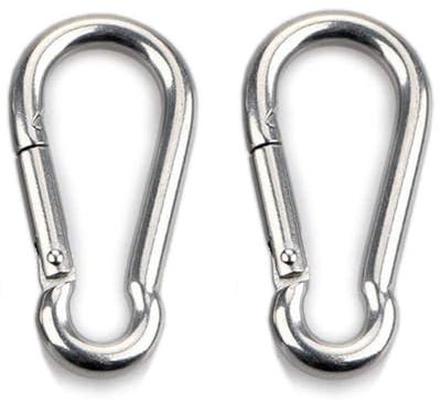 Spring Snap Hooks 304 Stainless Steel Metal Clip Heavy Duty Rope Connector