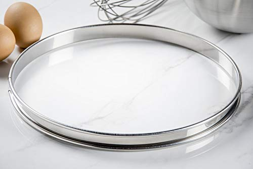 PEGANE Cercle de Tarte en INOX - ø 260 x H 27 mm
