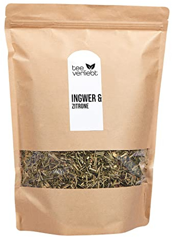 Tè verde zenzero, limone, 1 kg, tè verde aromatizzato