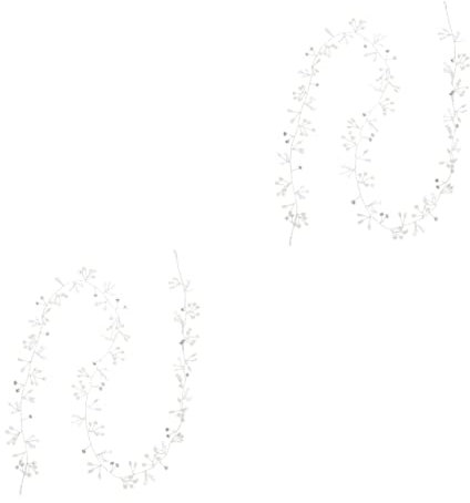 MERRYHAPY 2stücke Braut Stirnband Mit Perlen Und Kristallen Lange Haarranke Für Hochzeiten Flexible Haaraccessoires Für Elegante Frisuren Für Besondere Anlässe Und Fotoshootings