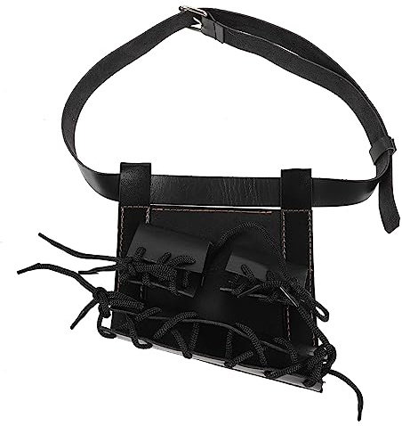 DOITOOL Gürtel Design Multifunktionaler Halterung Leder Schwarzem aus Gestaltetes Schwertgürtelhalter zur Aufbewahrung 2 Simples und Exquisit Langanhaltende für Schwertern