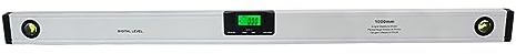FUNTLY Digitale wasserwaage Digitaler Winkelmesser 1000 mm, elektronischer Winkelmesser, Neigungsmesser 360 Grad mit Magneten, Digitale Wasserwaage 1000 mm (Color : Without las-er)