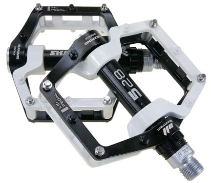 Mountainbikepedaler, cykelpedaler av aluminiumlegering, 9/16” halkfria pedaler med förseglat lager, lättviktspedalplattform för landsvägscykling för mountainbike BMX MTB-cykel