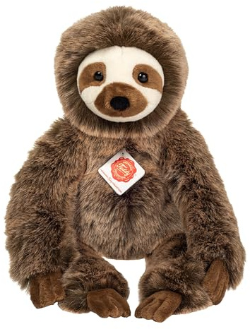 Teddy Hermann 92343 Faultier 40 cm, Kuscheltier mit idealem Recyclinganteil (Füllmaterial)