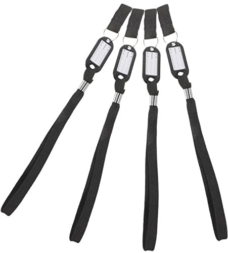 Beaupretty 4stücke Gehstock-handgelenkband Mit Anti-verlust-gurt Bequemer Schlaufe Für Gehstöcke Mit Etikett Für Kontaktdaten Geeignet Für Handtaschen Und Autolenkräder