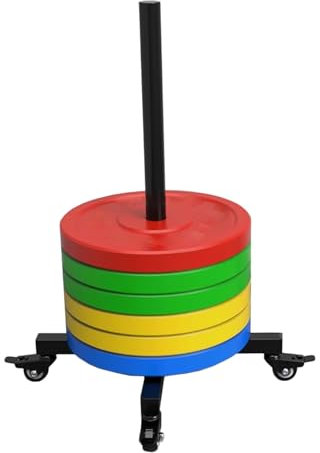 Hantelscheibenständer Olympischer Hantelständer für Hantelscheiben und Hantelstangen, Bumper-Plattenhalter für Heimtraining im Fitnessstudio, Hantelscheiben-Aufbewahrung für Langhantelplatten(0.8in-Di