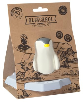 Oli & Carol Ice Protectors Pinguin Badespielzeug Beißspielzeug ab 0+ 2in1 Spielspaß