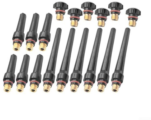 YUANGANG WIG-Rückkappen-Set, WIG-Schweißbrenner, WIG-Taschenlampe, Zubehör für WP-17/18/26, kompatibel mit 57Y02/57Y03/57Y04