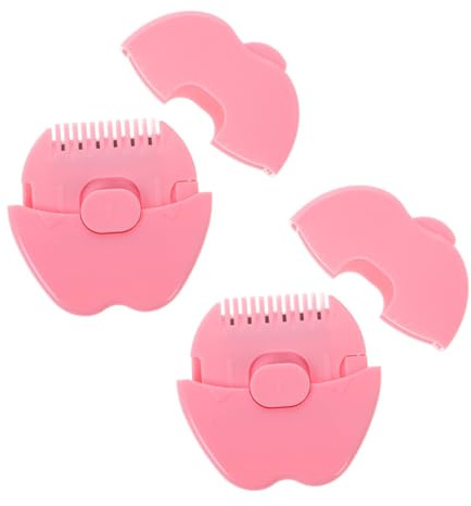 Sosoport 2stücke Ponykamm und Manueller Ponyhaartrimmer Haarschneidewerkzeug und Pony-schneidewerkzeug Ponytrimmer für Haarstyling Stufenhaarschneider und Friseurrasierer