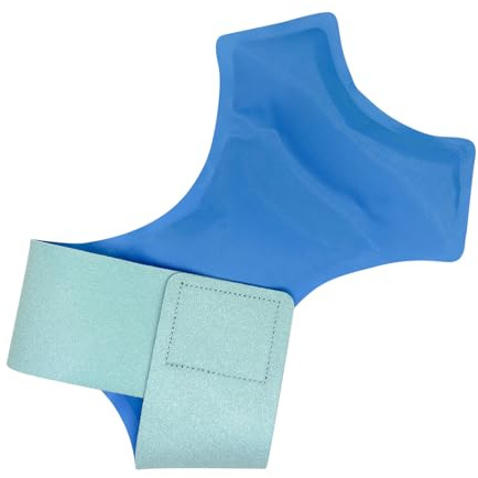Paquete de hielo de pie tobillo, cubierta de hielo de un pie,Compresa fría y caliente de envoltura de gel portátil reutilizable | Cómodos paquetes de pies de hielo para deportes, atléticos, hogar
