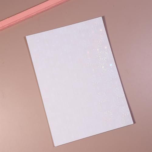 Hologramm-Lamini folie aus zerbrochenem Glas, Sternen tab A4, 20-Blatt-Packung, kalt laminieren der Foto holo grafischer Film