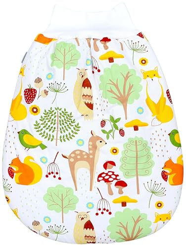 TupTam Baby Strampelsack Schlafsack mit breitem Bund Winterschlafsack für Mädchen Jungen Babyschlafsack