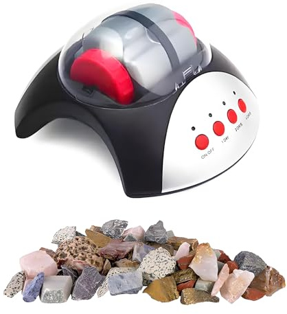 Rock Tumbler Kit für Kinder, automatisches Ausschalten, geräuscharm, DIY Wissenschaft Experiment Spielzeug, ab 8 Jahren, pädagogische Mühle