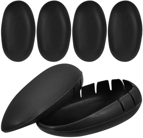 Cabilock Protectores Auditivos 3 Pares para Teñir el Cabello de Silicona Portátil y Fácil de Usar para Peluquería Cuidado del Cabello