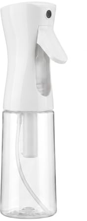 Spydge Sprayflaska hår 200 ml vattensprejflaska vit transparent vattenflaskor frisör sprayflaskor med fin dimma för växter hår kök