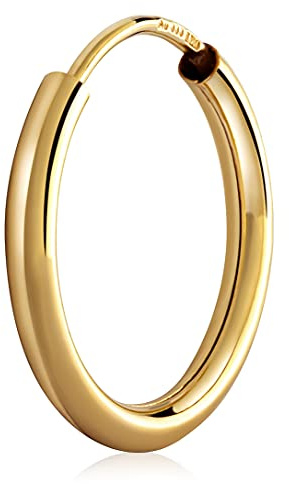 NKlaus Creolen für Damen 333 Gelbgold; 333er Gelbgold 8 Karat, 1 Stück