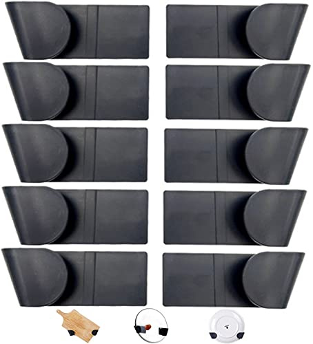 ZHZYYD18 Selbstklebende Topfdeckel Halter 5 Paar Topfdeckel Wandhalterung Topfdeckel Küchenutensilienhalter Hängend Pfannendeckel Halterung Topfdeckel Organizer Schneidebrett Halter Topfdeckel Rack