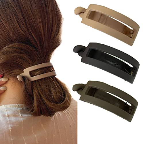 Runmi Bananen-Haarklammern, Fisch-Clip, 3 Stück