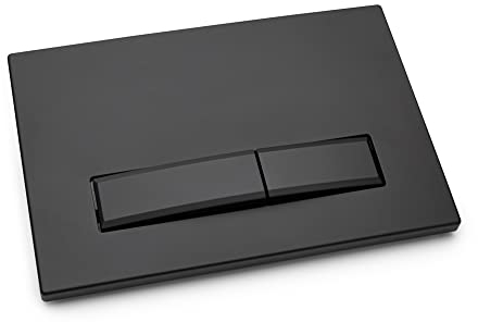 UVO By FlushPlates.com Mattschwarze Betätigungsplatte – bitte lesen Sie die vollständige Beschreibung. Nur kompatibel mit Sigma-Spülkästen der Geberit-Reihe aus ABS-Kunststoff, nicht universell