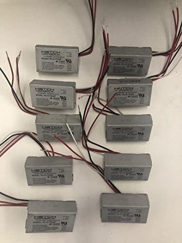 10 Pieces HATCH RL12-75ABF 12V 75W Halogen & Low Volt Incandescent with Bottom Lead 2.48x1.38x1.25