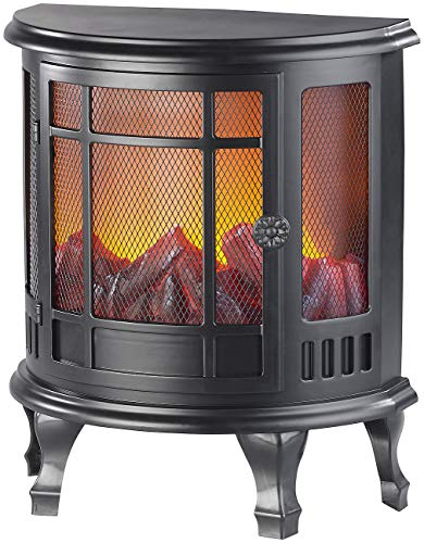 Carlo Milano Indoorkamin: Deko-Elektrokamin mit Flammen-Effekt, Versandrückläufer (Elektro-Deko-Kamin, LED Kamin ohne Heizfunktion, Tischleuchte)