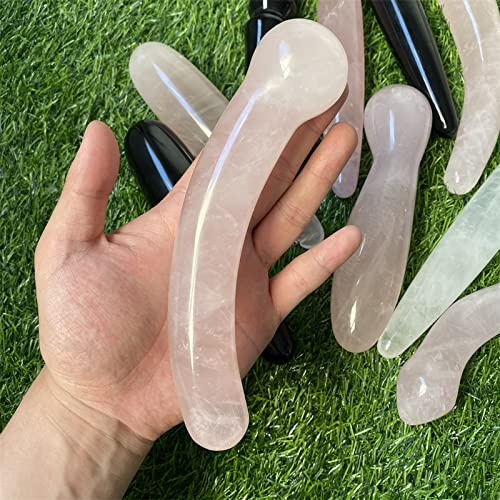 Varitas Yoni De Cuarzo Rosa Natural De Buena Calidad, 1 Unidad, Artesanías De Piedras Preciosas, Varita De Placer, Masaje De Manos Corporales, Adorno De Piedra Mágica De Madera, Regalos,1 PC