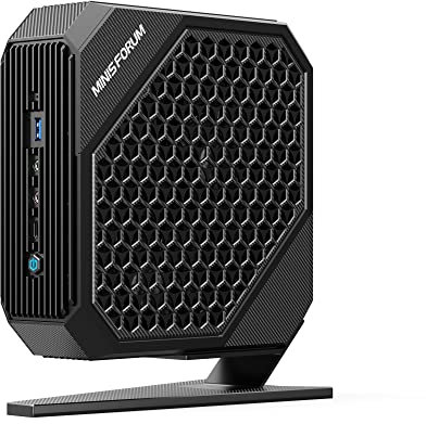 MINISFORUM Neptune HX99G Mini PC AMD Ryzen 9 6900HX 32GB DDR5 1TB SSD with AMD Radeon RX 6600M Mini Gaming PC Wi-Fi 6E/BT5.2,2xHDMI,2x USB4 Port,2X Slot PCIe/SATA SSD,5X USB3.2 Port