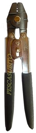 Pescasubito.com Pinza per Chiudere Rivetti Manicotti da Pesca Crimpatrice Pinze Professionali Palamito Traina
