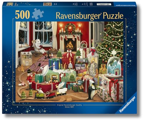 Ravensburger 12000227 - Natale incantato - puzzle 500 pezzi – puzzle adulti e ragazzi da 12 anni, puzzle di natale