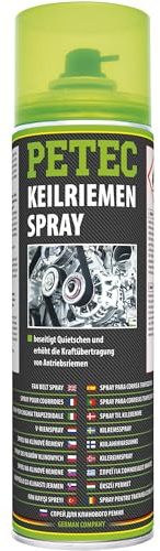 PETEC Keilriemenspray 500 ml transparente Antriebsriemenbeschichtung 70460 | 70460, Keilriemenspray