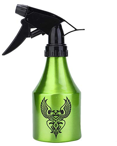 Tatueringsspruta flaska, professionell tatueringsspruta i aluminium, gröna alger, tatueringsrengöring, spruta, tatueringsspray
