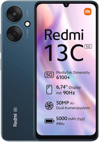 Xiaomi Redmi 13C 5G, Dual, 128GB 4GB RAM, Twilight Blue