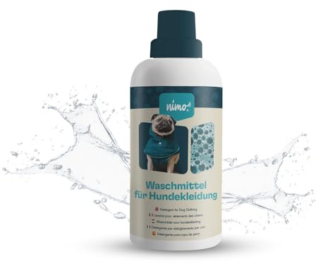 nimo® Tvättmedel för hundkläder | utan dofter och färgämnen | för hundkappor och hundtäcken | tar bort fläckar och urinfläckar