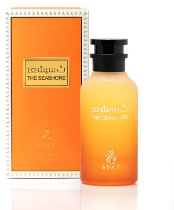 AYAT PERFUMES – Eau de Parfum THE SEASHORE 100 ml aux Notes de Yuzu, Néroli & Romarin – Parfum Oriental de Dubaï pour Homme & Femme – Cadeau Parfait – Flacon Élégant Conçu aux Émirats