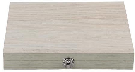 Kikumi Archivbox aus Holz mit Schloss Zur Aufbewahrung Vorbereiteter Objektträger 58 X 48 X 10 Cm