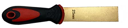 Couteau à mastic, couteau à mastic en cuivre, lame flexible for cloisons sèches, mastic, décalcomanies, papier peint, cuisson, mastic, rapiéçage et peinture, 100 mm(25mm)