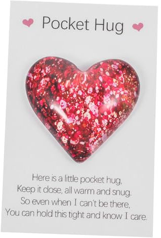NIYANGLE Glas Herz Und Herz Bastelgeschenk Für Valentinstag Geschenke Raumdekor Tischfigur