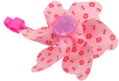 WESIEVYA Junge Mädchen Fahrradlenker Pinwheel Windrad Dekoration Kreatives Drehbares Bike Zubehör Für Jungen Und Mädchen Bunte Plastik Windmühle Für Laufrad Dreirad Und Roller Einfach Zu Mo
