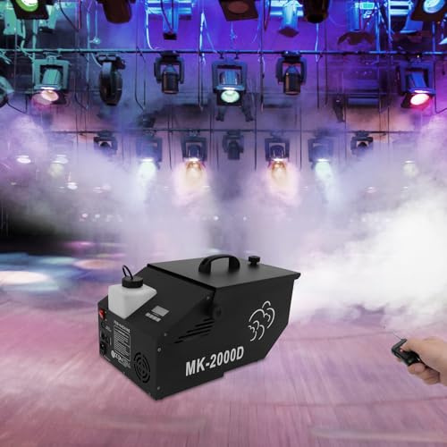 Nebelmaschine Effektmaschine 1200W Bodennebelmaschine Nebelmaschine Bodennebel mit Fernbedienung und DMX, für Halloween, Weihnachten, Party & Bühnenshow