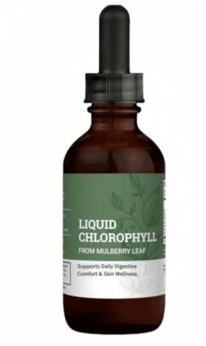 Chlorophylle liquide ; haleine fraîche et corps rafraîchi, 1 pièce | Aide le métabolisme naturel du corps ; soulage l'inconfort et l'inconfort digestifs; régule l'état de la peau