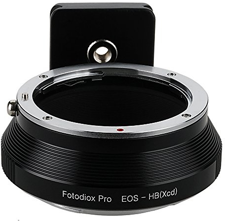 Fotodiox Pro Lens Mount Adapter Compatible with Canon EOS EF and EF-S Lenses on Hasselblad XCD-mount Cameras such as X1D 50c and X1D II 50c Black