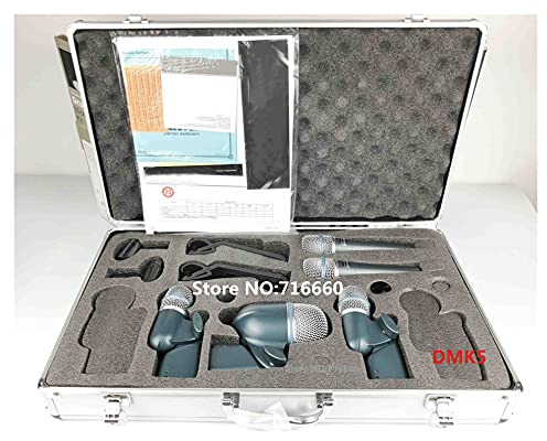 Microphone High Quality Wired Microphone BETA DMK7 or DMK5 Drum Microphone Top Quality Jazz Drum Set Bass Tom Crash Cymbal Ride Cymbal Hi-Hat (Colour: DMK5)