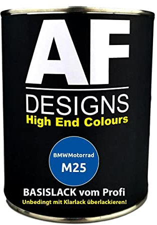 250 ML vernice moto per BMW M25 Lupin Blue pronto all'uso