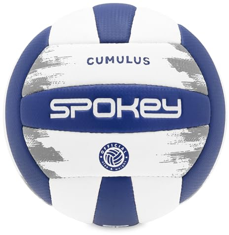 SPOKEY Cumulus Volleyball Beachvolleyball Spielball Indoor Outdoor Weich Training für Anfänger und Fortgeschrittene Freizeit Strand - Offizielle Größe und Gewicht