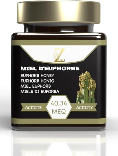 Miel de Euphorbe 100% Natural - Maceta de 300g | Cosecha en la Región de Souss Massa Draa en Marruecos